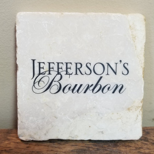 Coaster - Stone - Jefferson's Bourbon Logo